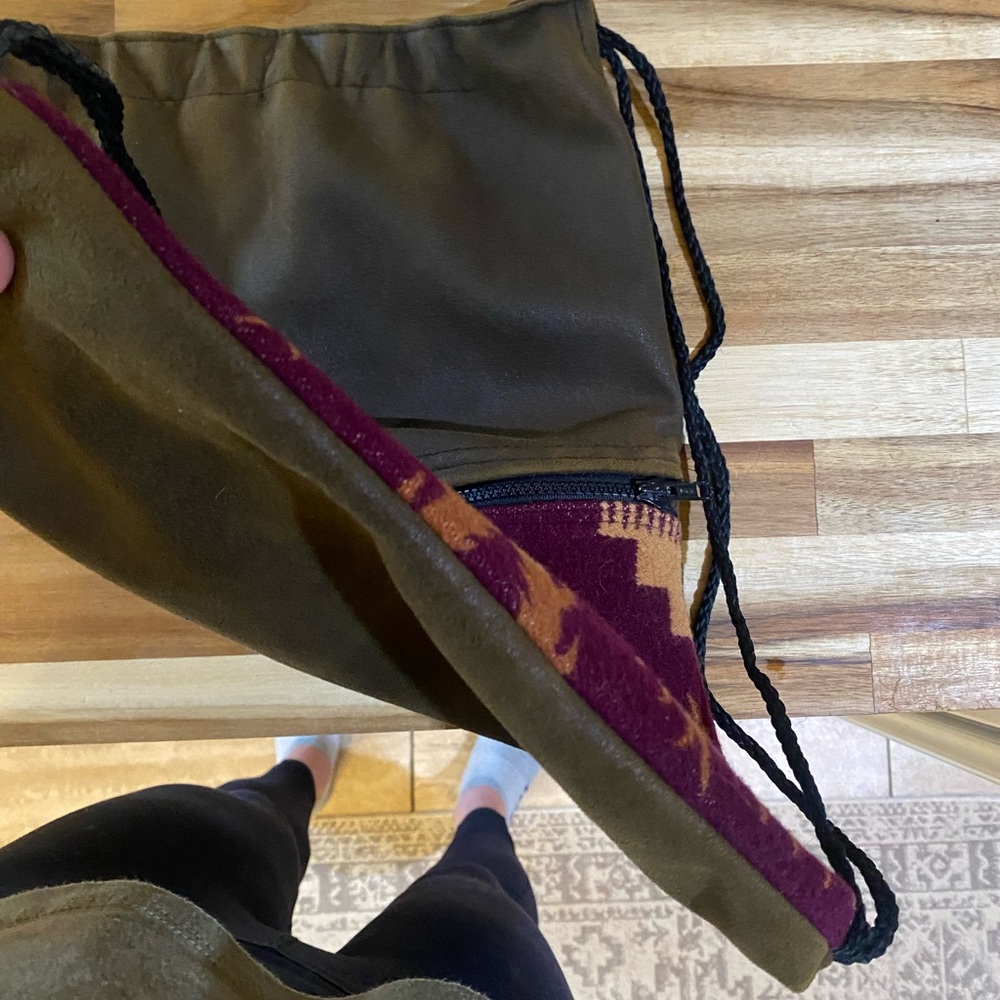 Pendleton Brown And Multicolor Drawstring Bag - image 6